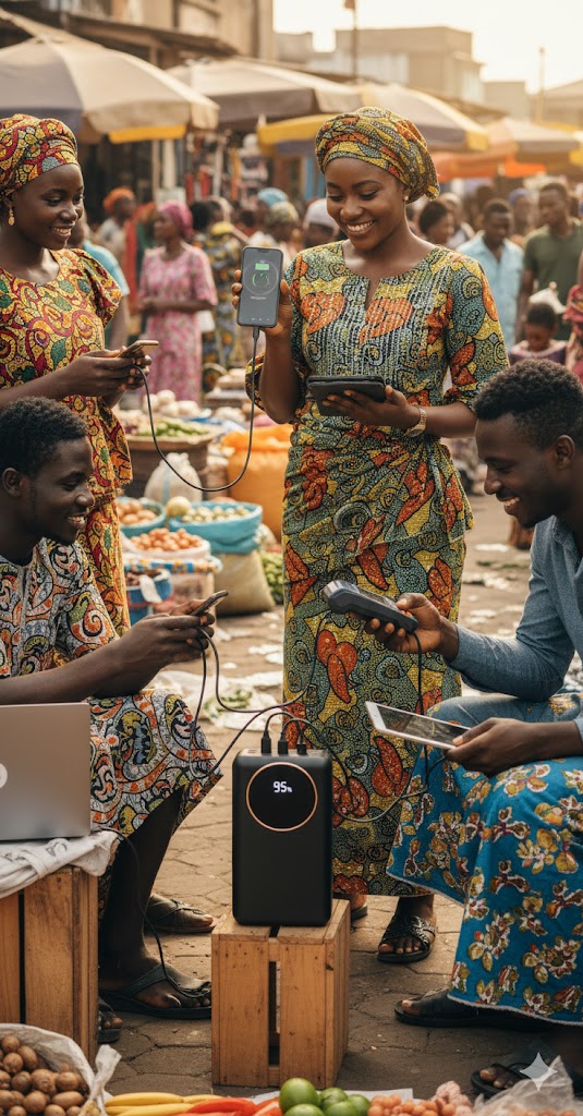 Using VOLTRAPower at a market or outdoor setting